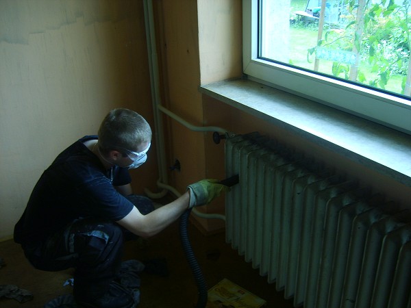 Průběh sanačních prací